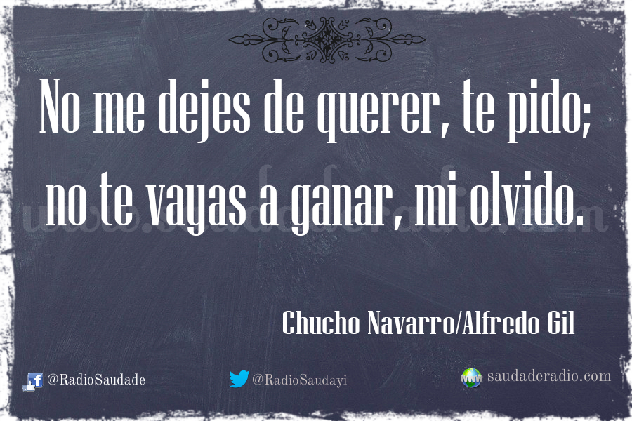 Sin un amor Chucho Navarro/Alfredo Gil