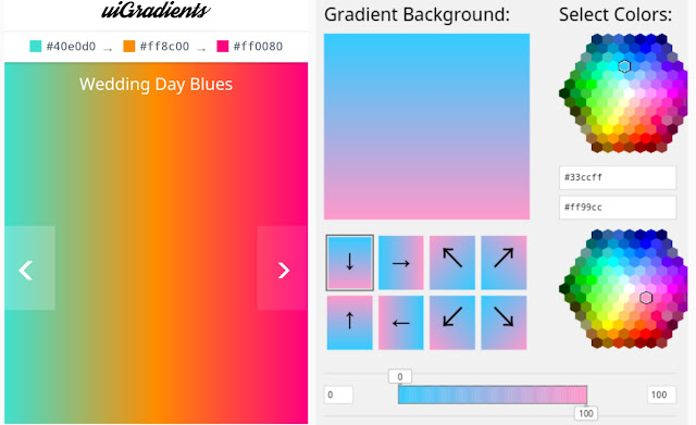 Kumpulan Tool Color Gradients Online Untuk Memberi Warna Navigasi Tema Blog Kumpulan Tool Color Gradients Online Untuk Memberi Warna Navigasi Tema Blog