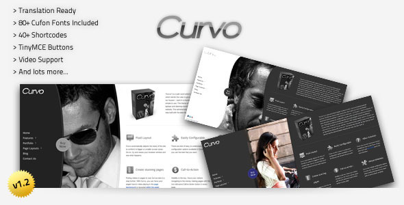 Curvo - Horizontal Premium Wordpress Theme Free Download by ThemeForest.