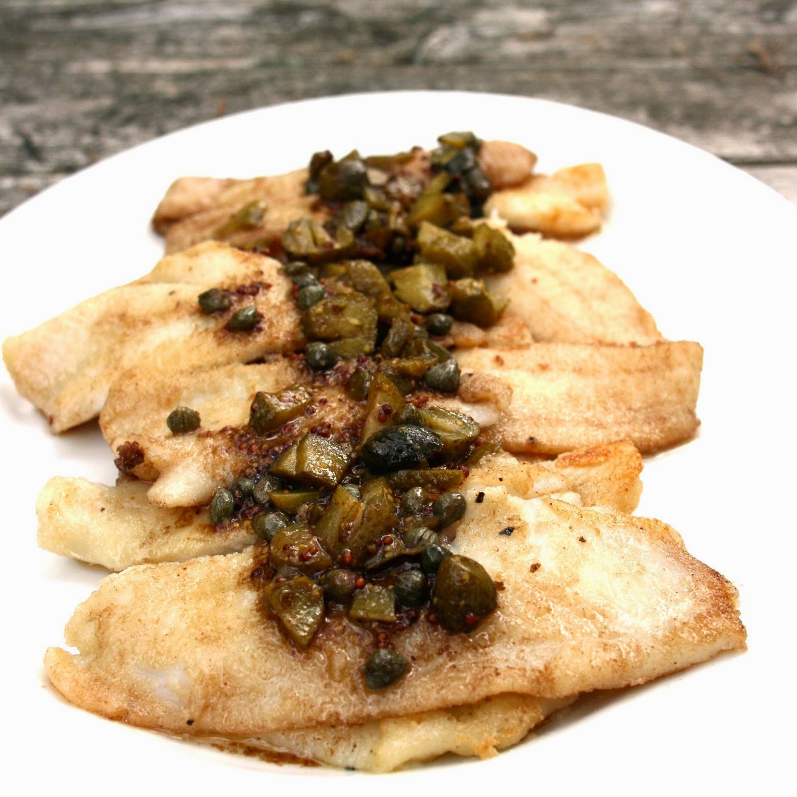 Sole with Capers, Cornichons, and Brown Butter Sauce | Simple Living ...