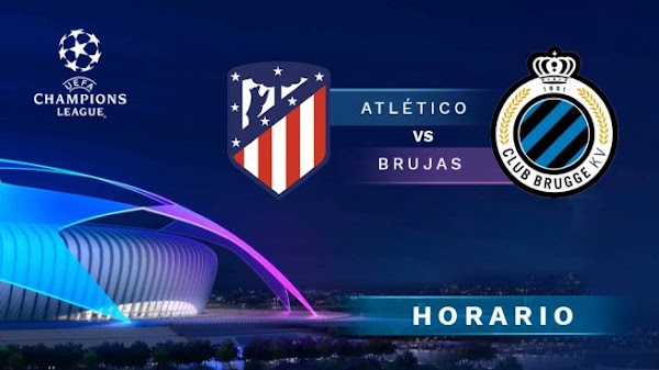 Ver en directo el Atlético de Madrid - Brujas