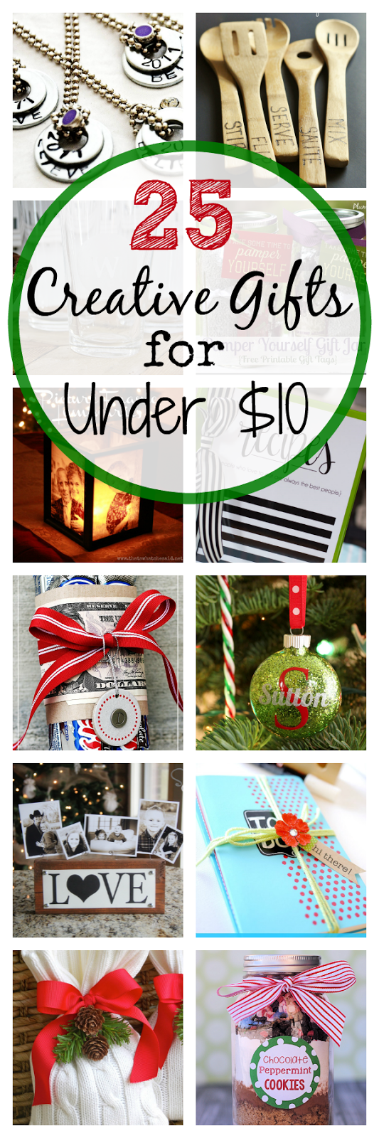 25 Creative Gift Ideas that Cost Under $10