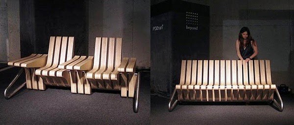 Coffee Bench, a convertible furniture