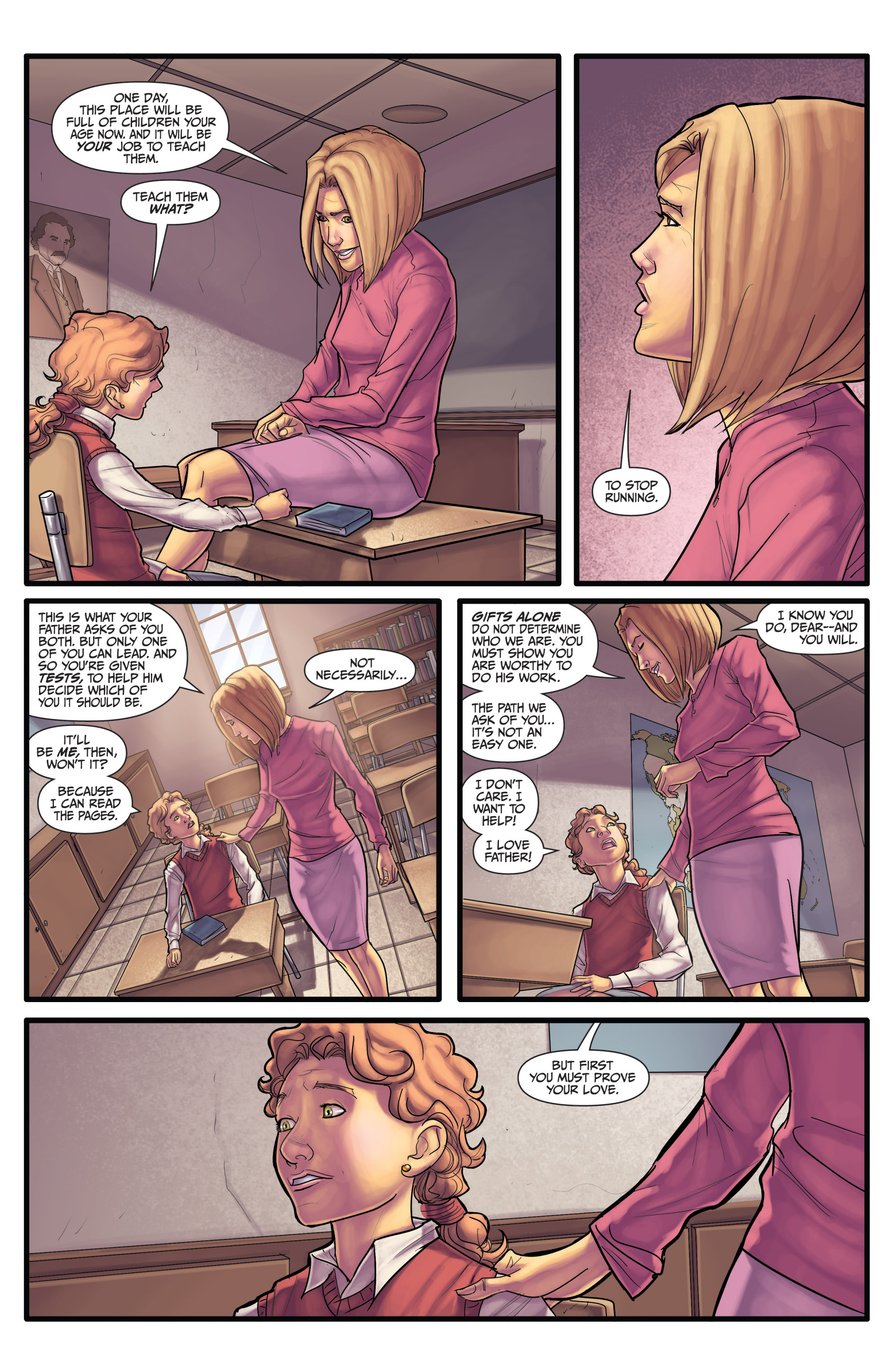 Read online Morning Glories comic -  Issue #20 - 17