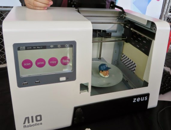 Zeus, ο πρώτος all-in-one 3d printer, scanner και fax [video]