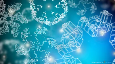 Christmas Snowflakes Wallpaper HD