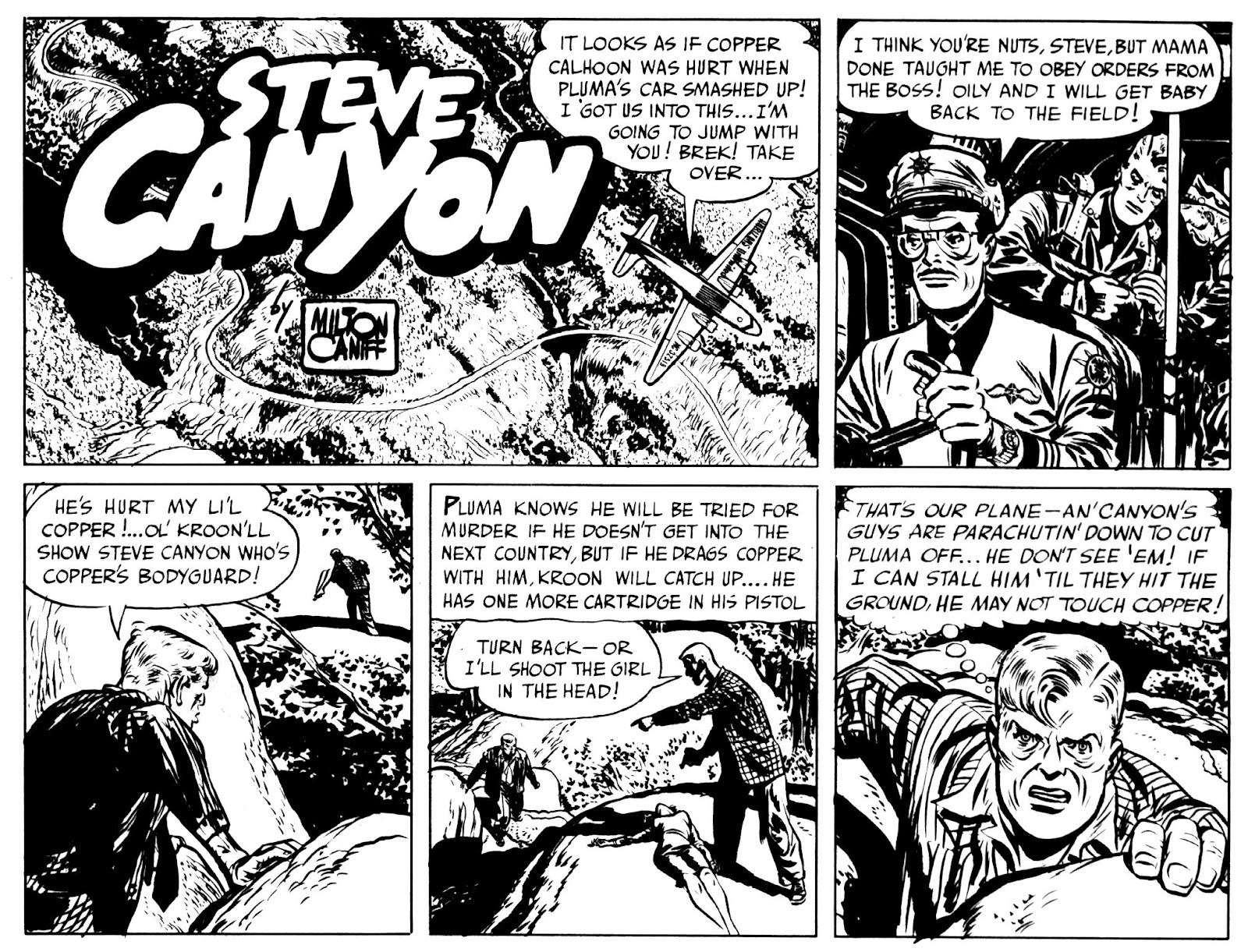 Doctor Who Loved Comics Steve Canyon By Milton Caniff