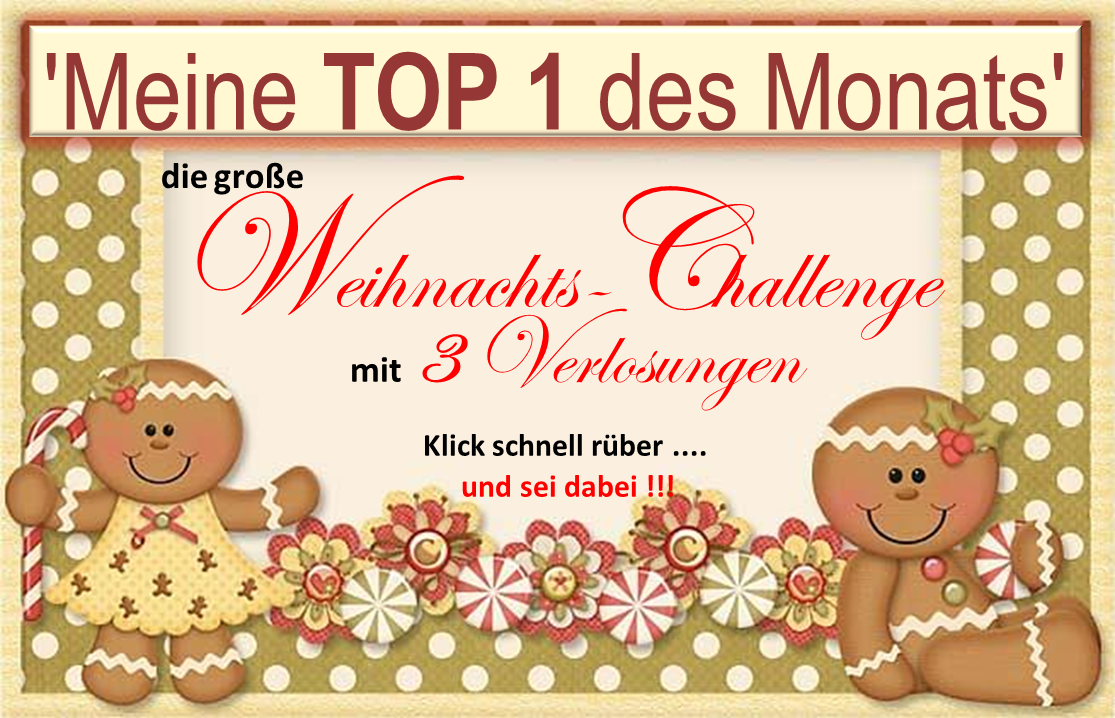 Weihnachts- Challenge bei Stempeldgaudi - schaut doch mal vorbei!