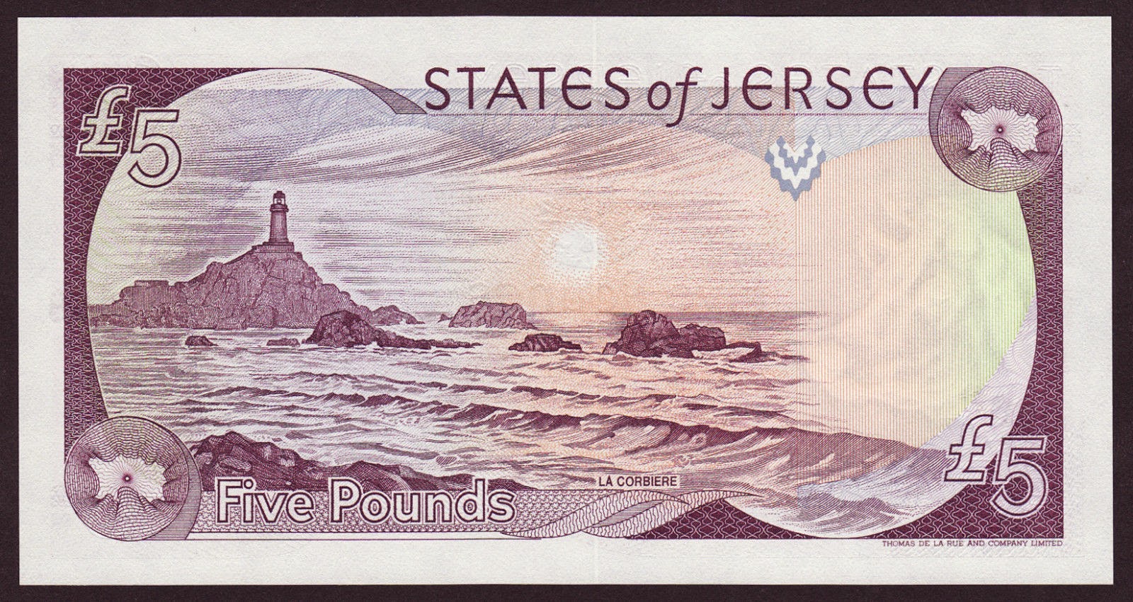 Jersey 5 Pounds banknote 2000 Queen Elizabeth IIWorld Banknotes