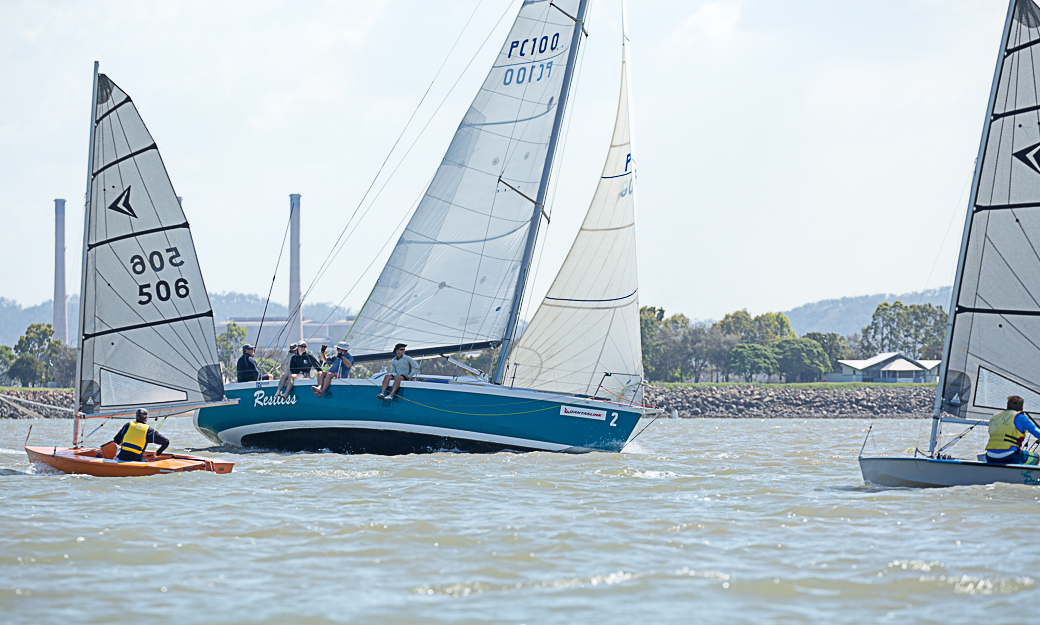 Sailing at the Port Curtis Sailing Club, Gladstone, Queensland A few