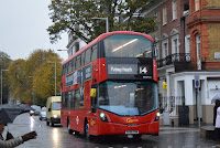 London Bus Route Number 14 - Russell Square to Putney Heath / Green Man