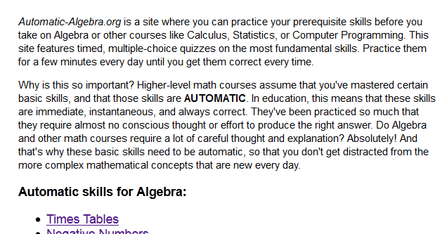 MadMath: Introducing Automatic-Algebra.org