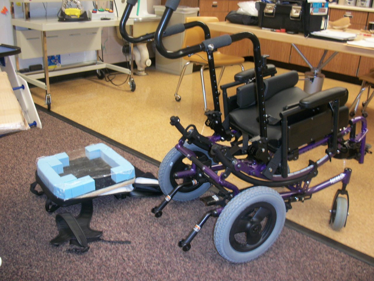 Grid Wheelchair Seat Back Positioning for Kyphotic Special Needs Kids with Low Trunk