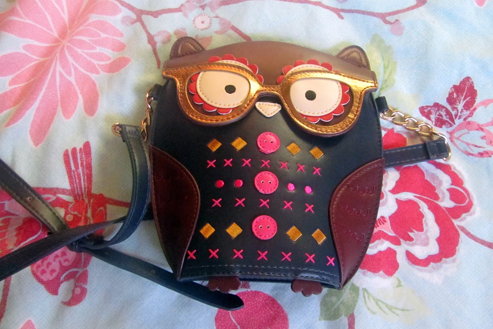 accessorize owl bag