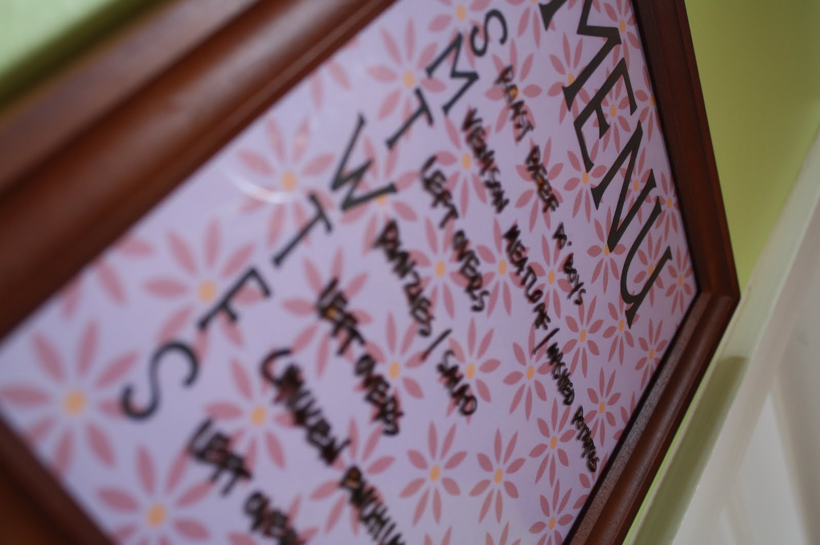 The Magic of Ordinary Things: MEAL PLANNER