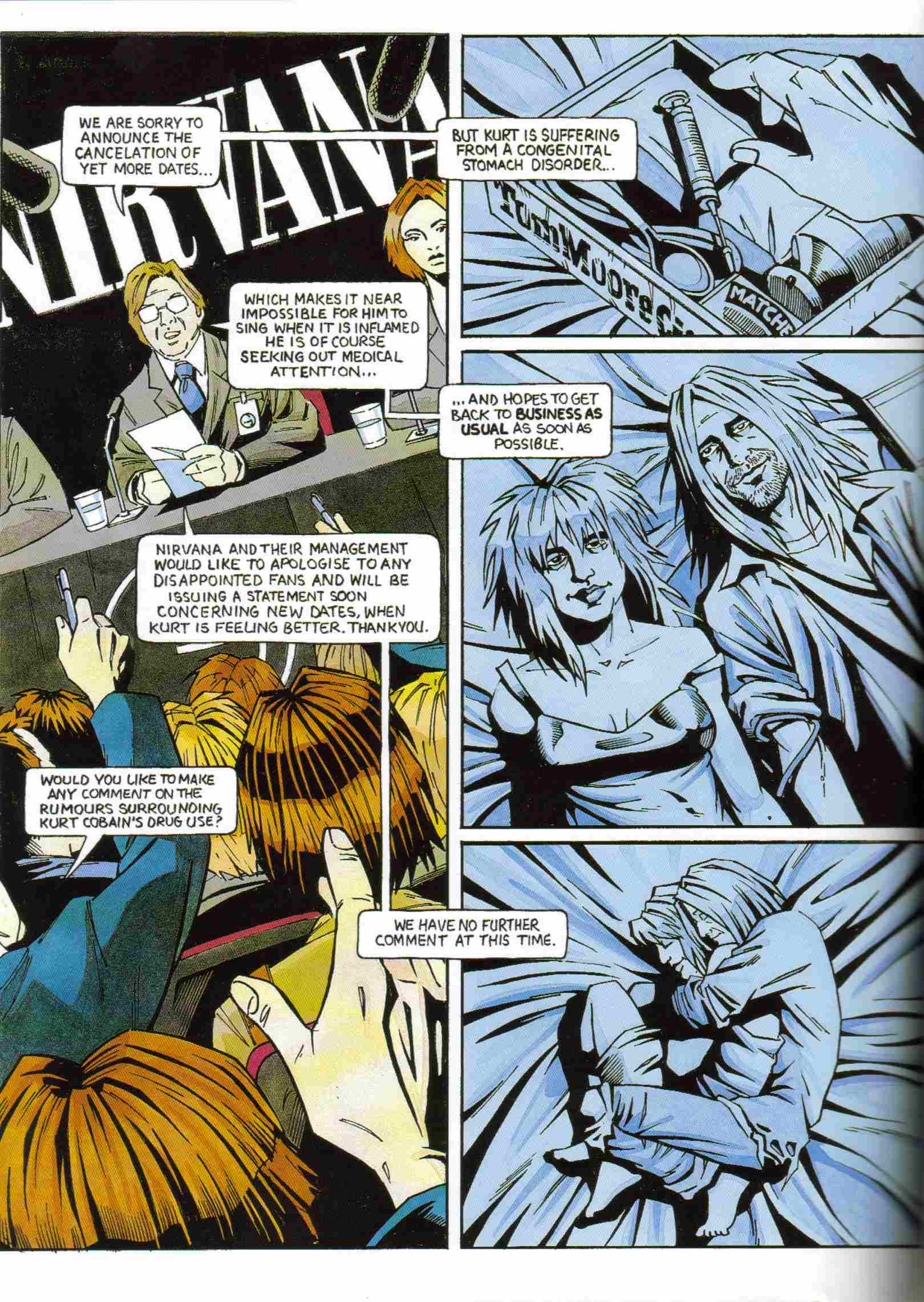 Read online GodSpeed: The Kurt Cobain Graphic comic -  Issue # TPB - 61
