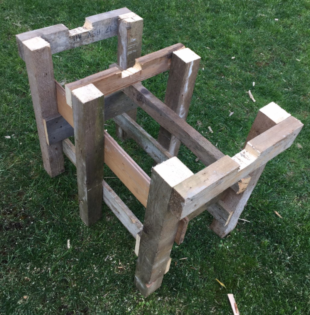 Only Dead Fish Go With The Flow Wood Cutting Workbench For Chainsaw