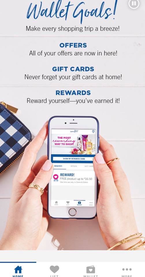 Life Inside the Page Bath & Body Works Member Rewards Program APP
