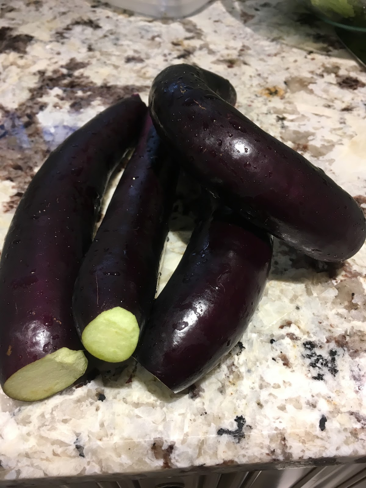 Gluten Free AZ Cauliflower Rice and Japanese Eggplant