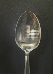 spoon silver portrait self ii painting spoons still kelliehill paint silverware ap drawing