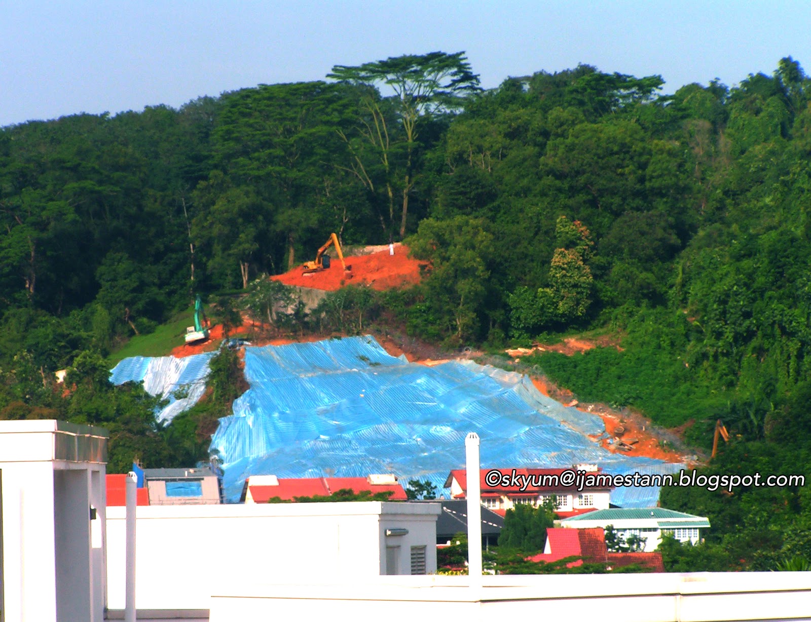 Princess Elizabeth Estate, Hillview The burial of the Hillview Mansion.