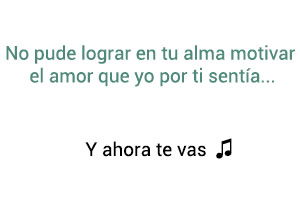 Marco Antonio Solís Los Bukis Y ahora te vas significado de la canción.