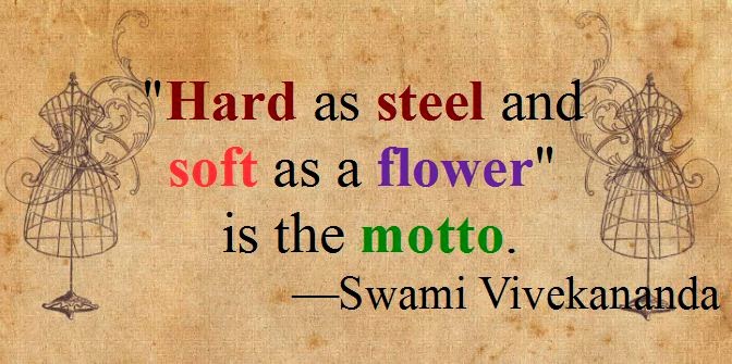 "Hard as steel and soft as a flower" is the motto.