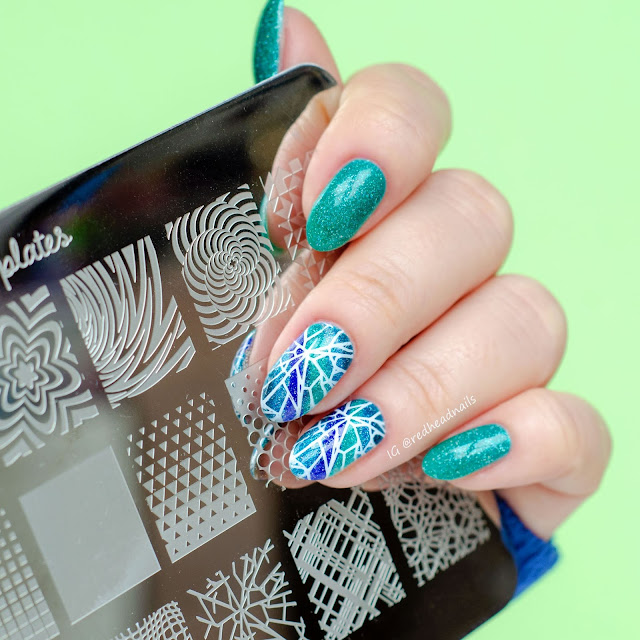 Cirque Colors facets 2018 stamping mani