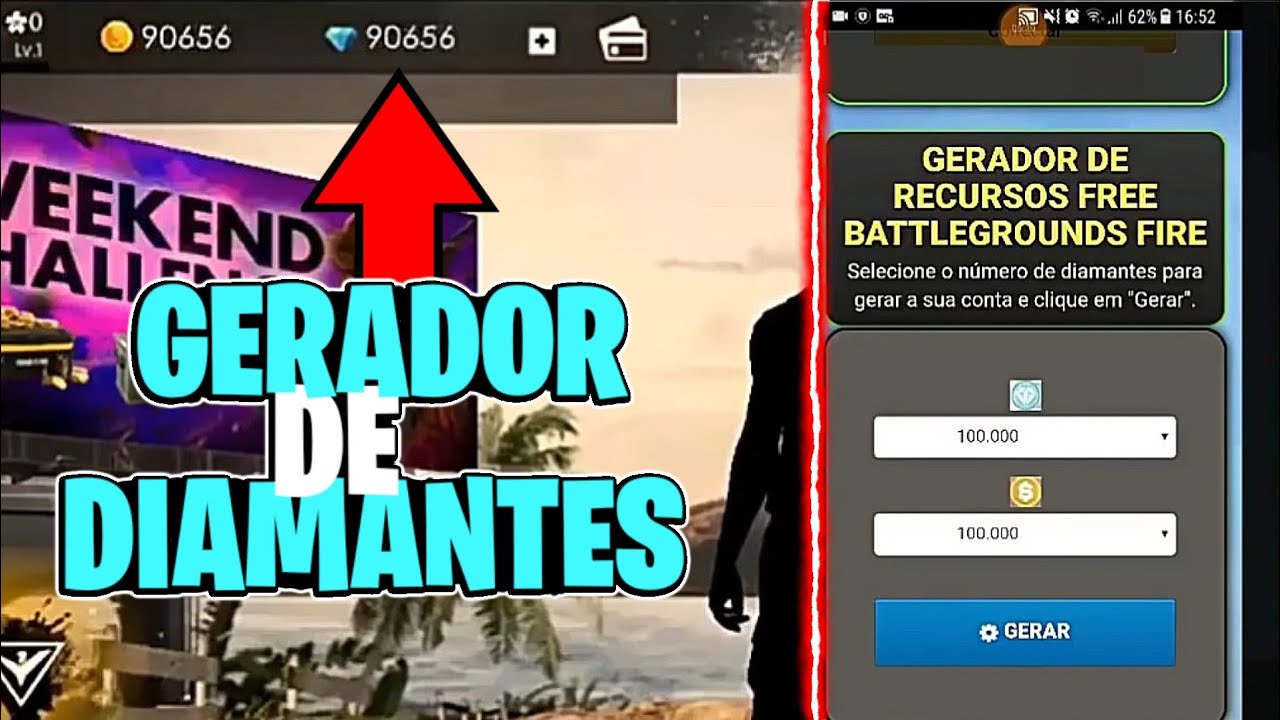 Novo Gerador de Diamantes Free Fire Códigos De Gift Cards 2019