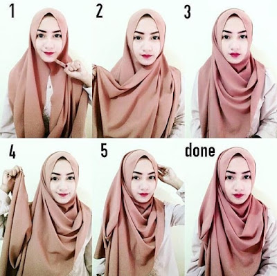 tutorial hijab wisuda segi empat satu warna tutorial hijab wisuda segi empat satu warna