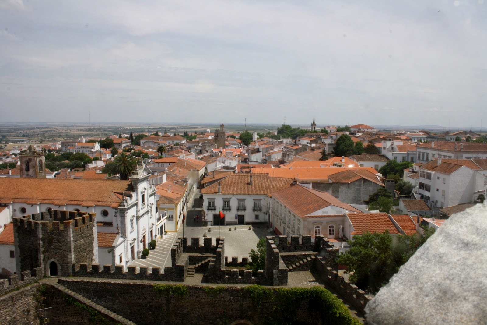 Viajar e descobrir Portugal Beja Beja vista da torre de menagem