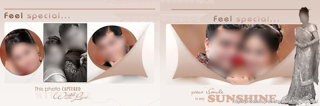 Lovely Portrait PSD for Wedding Photo Album