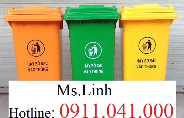 Thùng rác công cộng 120L, 240L nắp đậy kín giá mềm toàn quốc Thung-rac-240l-nap-kin_s1547