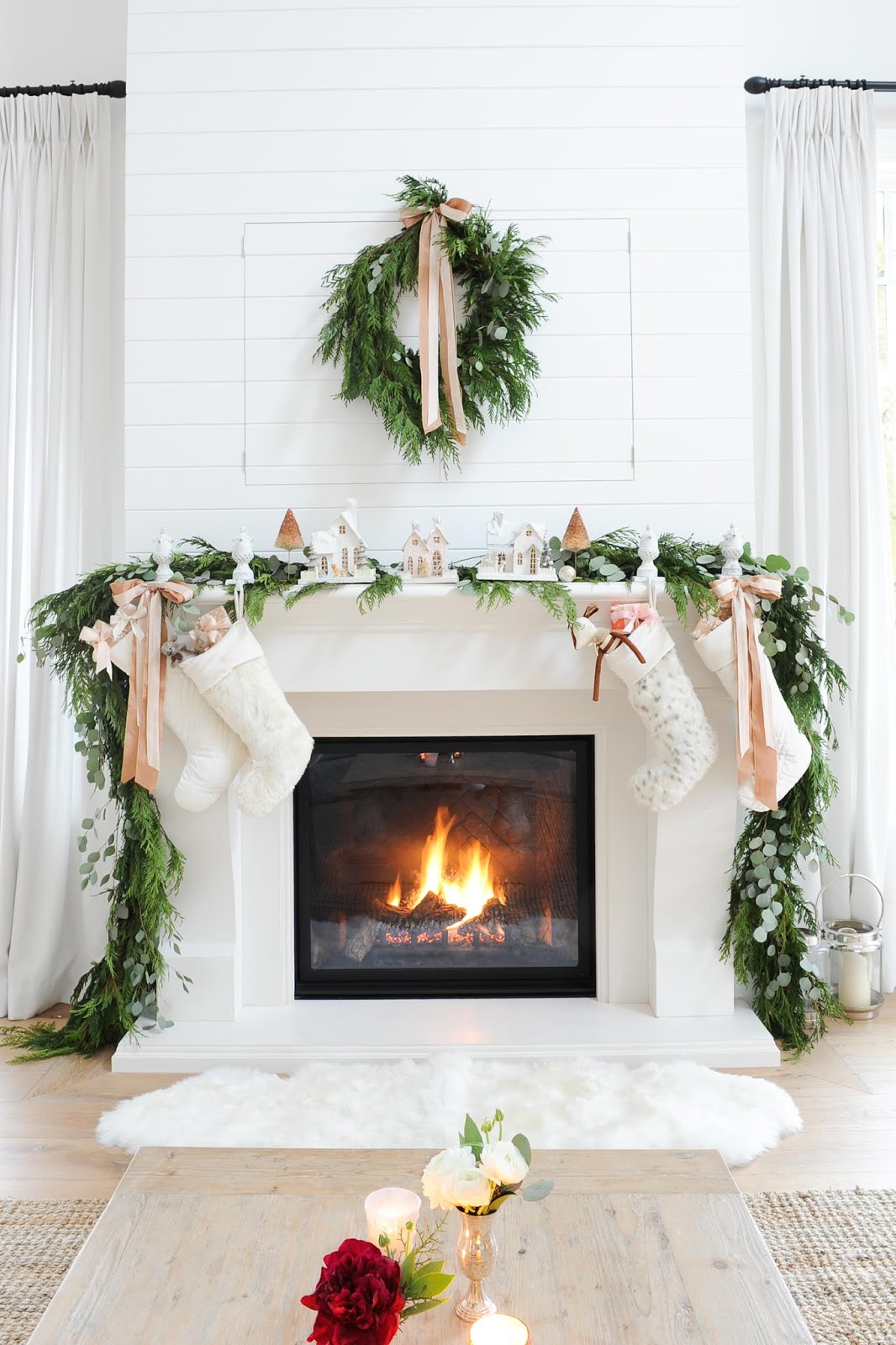 jillian harris fireplace on My Sweet Savannah Christmas Inspiration