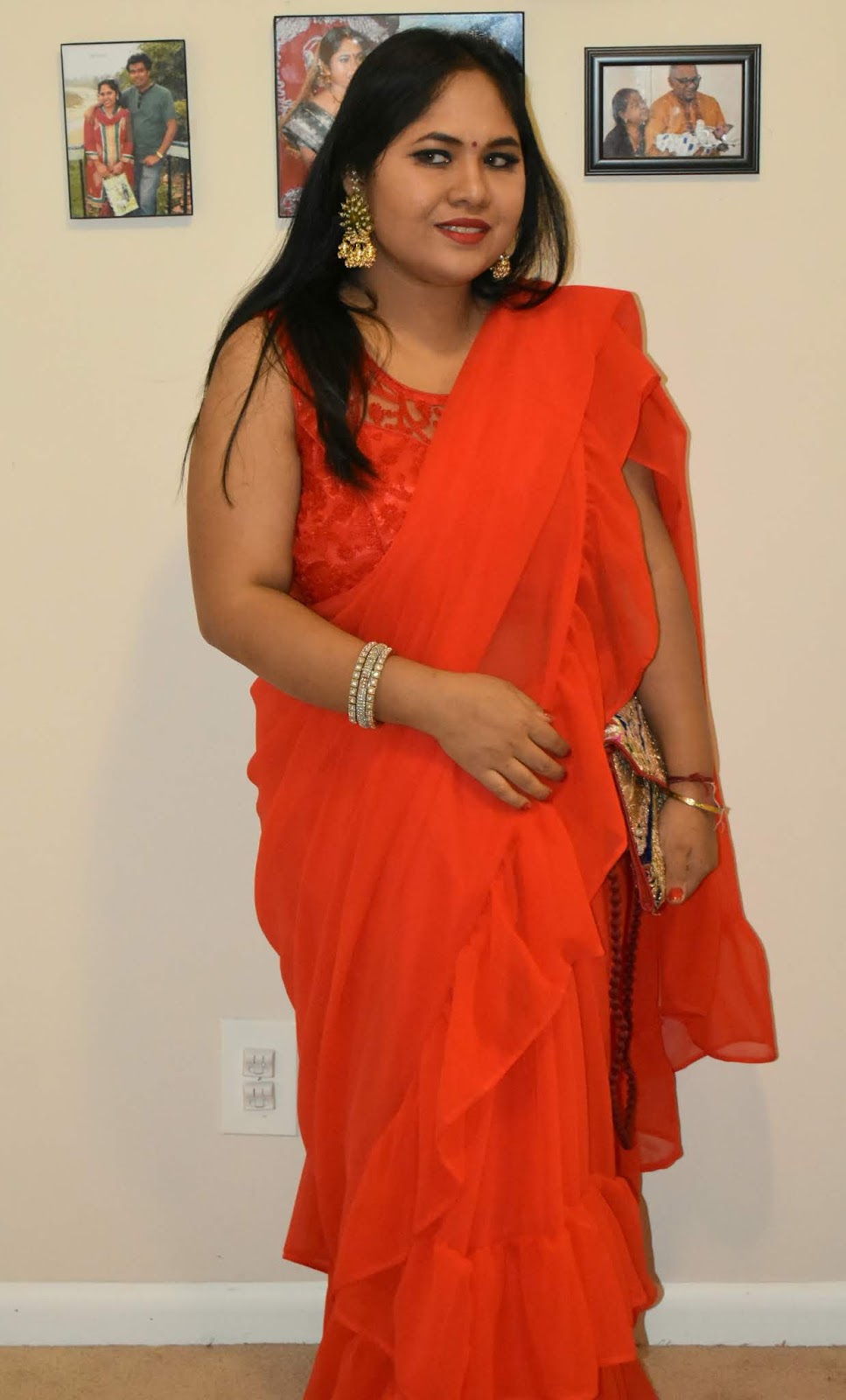 saree on plus size