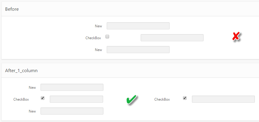 Oracle APEX Capabilities - (OAC): Simple checkbox near to items