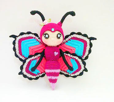 Amigurumi Crochet Butterfly Pattern