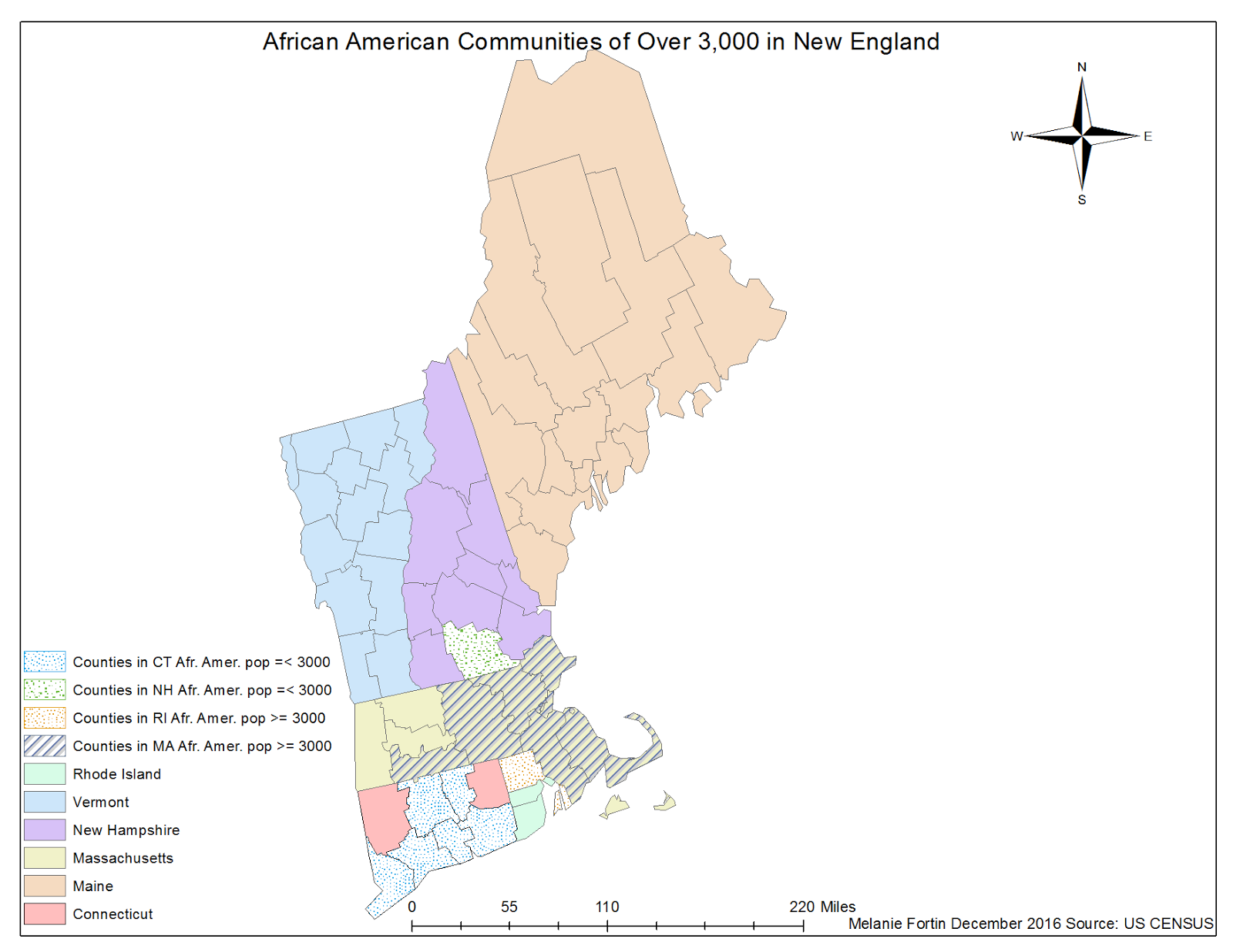 Intro to Maps and GIS African American Communities in New England