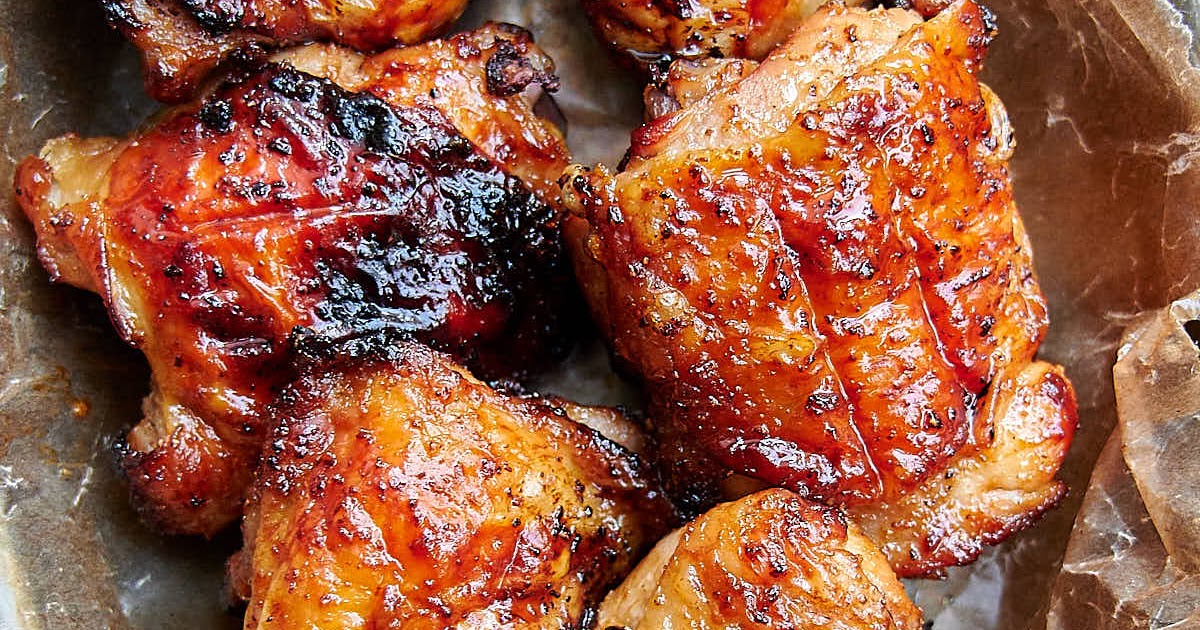 AIR FRYER CHICKEN THIGHS (MAPLELIME) MELDY FOOD