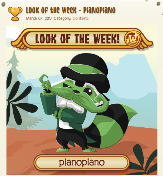 The Animal Jam Spring! Clover Leg Warmers, Look of The Week DE Update