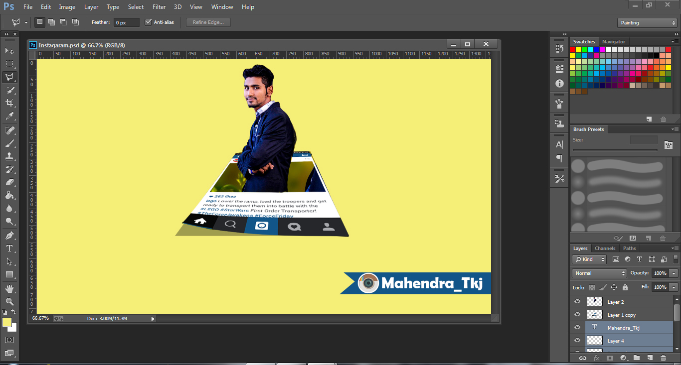 Cara Membuat Out Of Frame di CS6 Lengkap Tutorial MTutorial.
