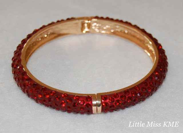 Sal Y Limon, bracelet, red, sparkle