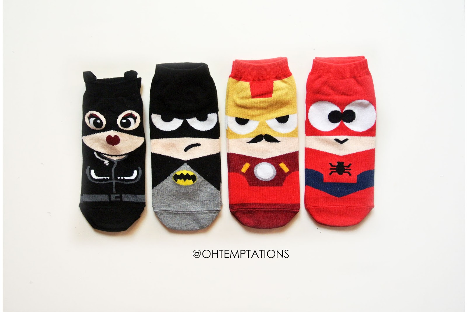 CL1075 Chibi Superheroes Socks (Ready Stock) Temptations