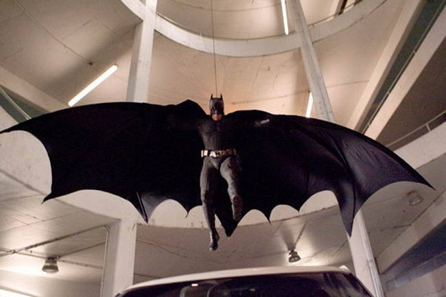 Batman swings into action