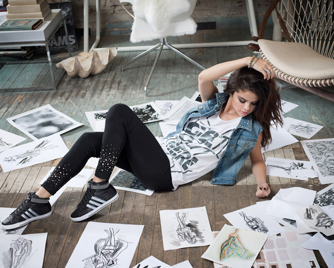 J&F Magazine: Fashion News, Selena Gomez campaña Adidas NEO Invierno 2013