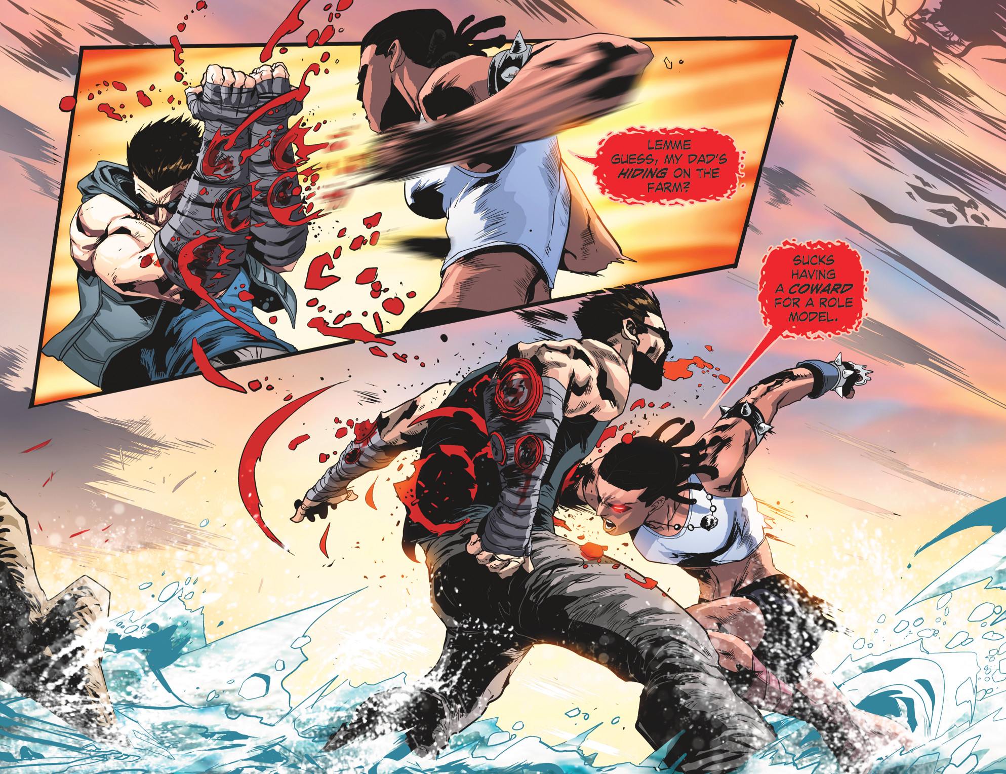 Read online Mortal Kombat X [I] comic -  Issue #25 - 8