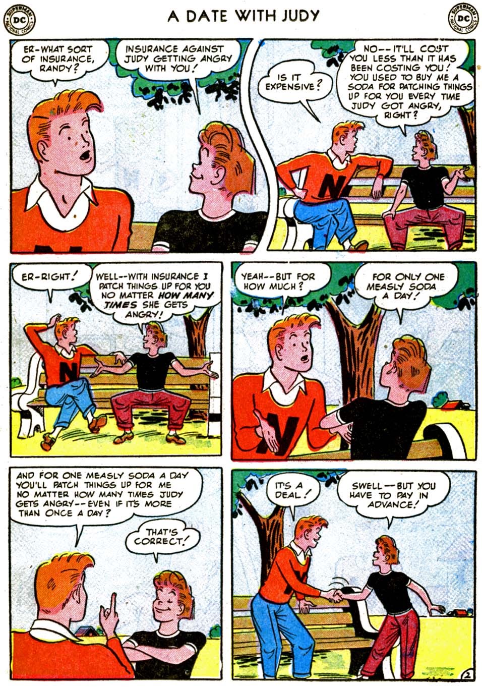 Read online A Date with Judy comic -  Issue #25 - 29