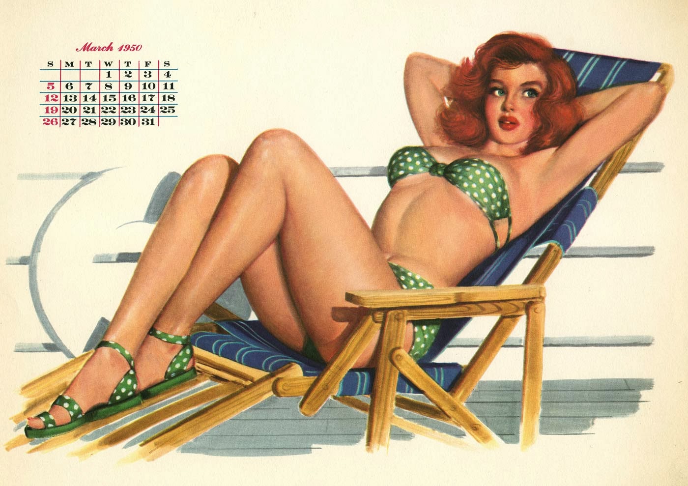 ©Al Moore - 1950 Calendar. Ilustración | Illustration 