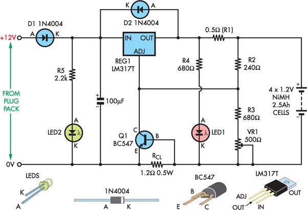 Electronica Diagramas Circuitos: Cargador para baterías ... schumacher wiring schematic 