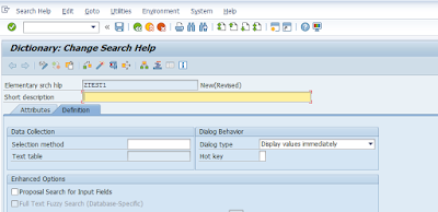 ABAP : ABAP – Search Help